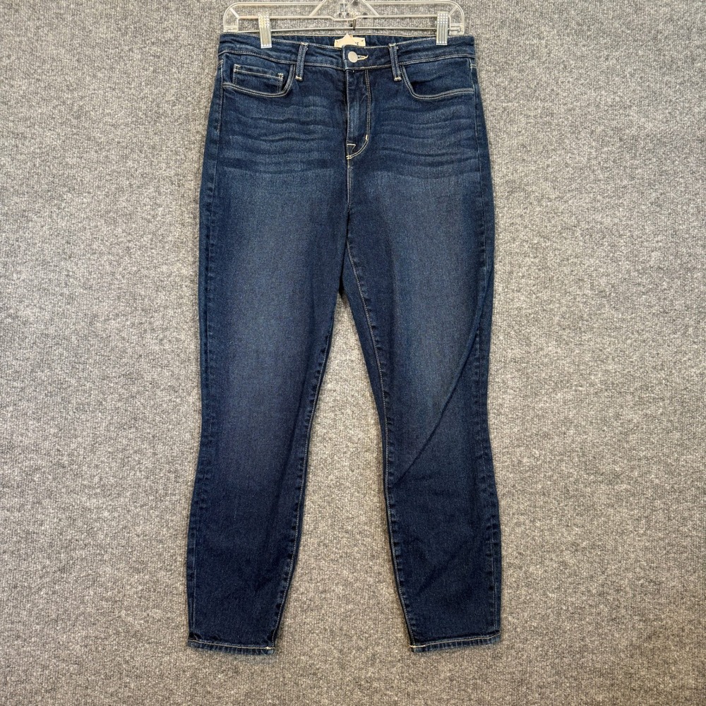 Lagence Jeans‎ Womens 30 Blue Skinny Straight Leg Jeans Dark Wash Casual
